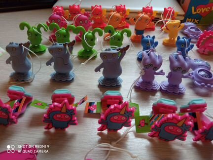 Игрушки из киндера Ugly Dolls