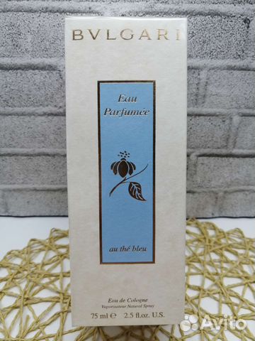 Туалетная вода bvlgari EAU parfumee AU THE bleu 75