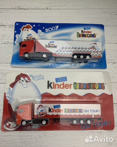 Грузовик машинка Киндер Сюрприз