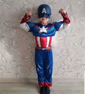 Костюмы на утренники Человек Паук, Капитан Америка