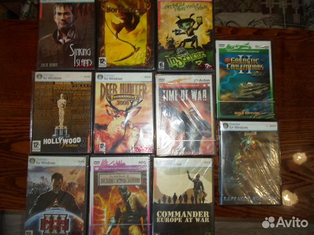 Ретро игры для PC. Запечатаны