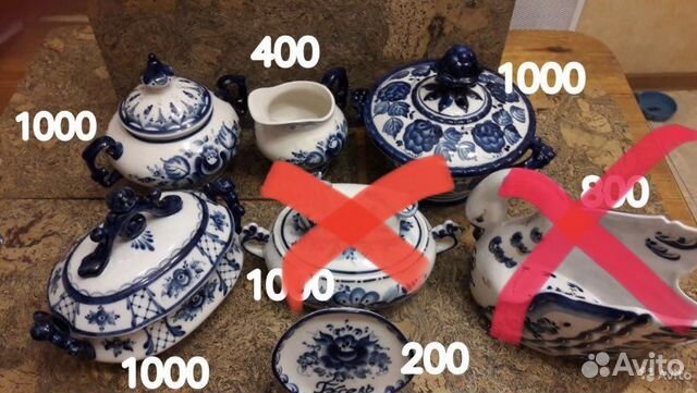 Посуда гжель