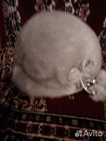 Шапка норковая с козырьком и шапка из песца