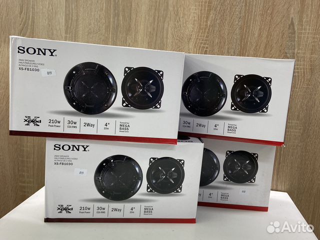 Автомобильные колонки Sony (новые, гарантия)