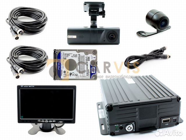 Комплекты видеонаблюдения для легкового транспорта