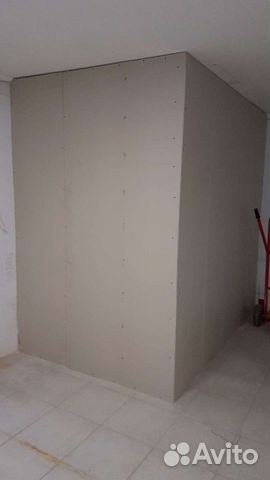 Монтаж перегородок из гипсокартона. Короб. Обшивка