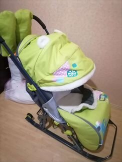 Детские санки коляска Ника 7-2