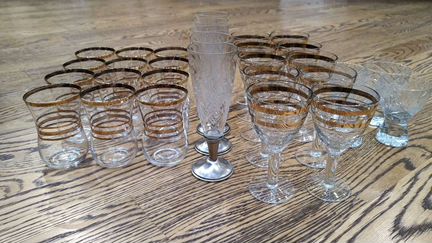 Рюмки и стопки хрустальные СССР