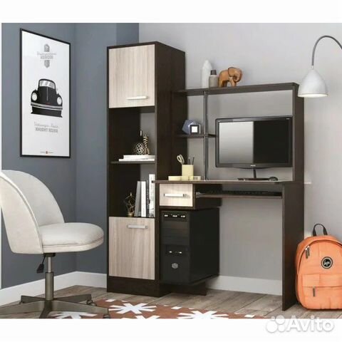 Компьютерный стол и пенал Дебют