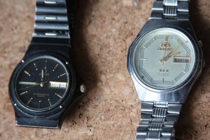 Часы омега, ориент Япония мужские