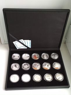 Набор монет юбилей Победы в ВОВ серебро пруф RAR