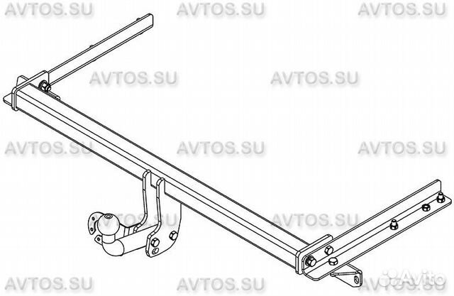 Фаркоп chevrolet aveo (2012) (AvtoS CV 11)