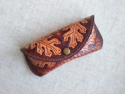 Футляр для очков мужской ручной работы очешник