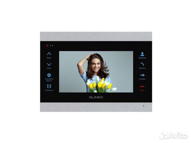 Видеодомофон SL-07MHD (серебро+черный)