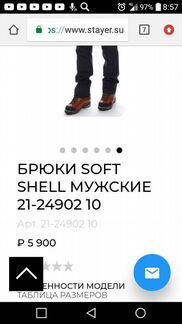 Брюки Stayer soft shell