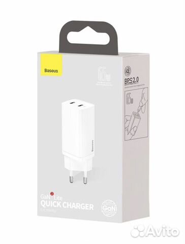 Сетевое зарядное устройство Baseus Gan2 Lite 65w