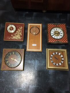 Часы настенные СССР «Янтарь», «Маяк»