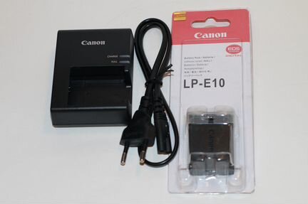 Аккумулятор LP-E10 для Canon + зарядное устройство