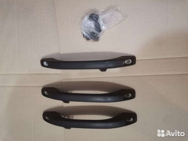 Потолочные ручки шевроле нива чёрные (завод)
