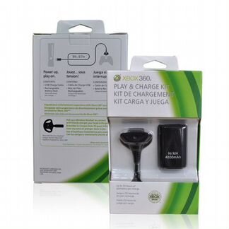 Xbox 360 Аккумулятор 4800 мАч и кабель для зарядки