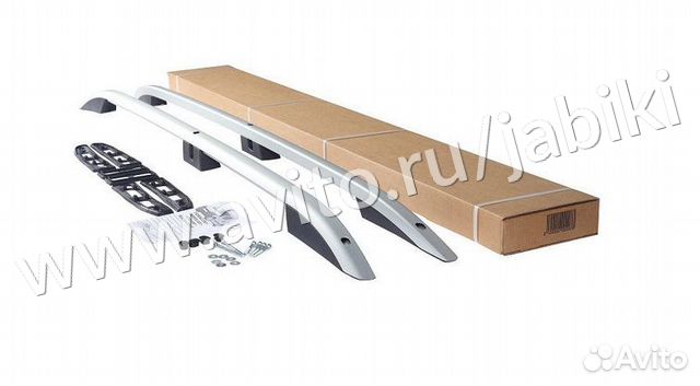 Рейлинги Can-Otomotiv Fiat Doblo (01-15) серебро