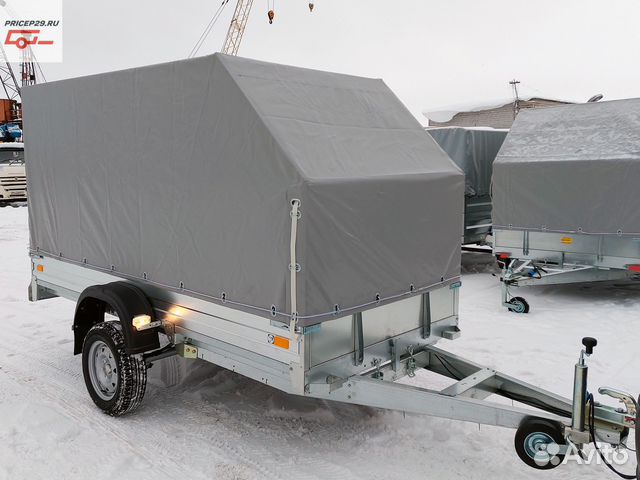 Прицеп оцинкованный 3.0х1.4 с тентом 