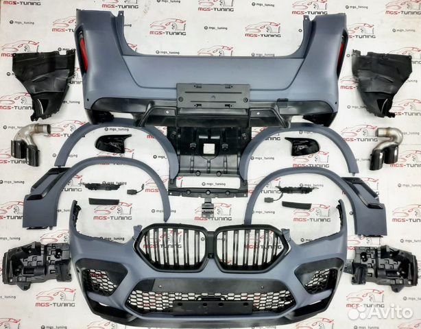 Обвес BMW X6 G06 стиль Х6 М F96 + крышки и решетка