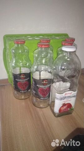 Банки бутылки стеклянные за все 10 штук