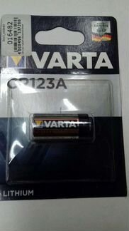 Батарейка CR123A varta