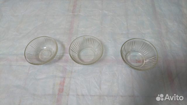 Винтажные солонки из стекла времен СССР