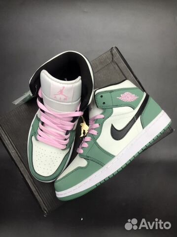 Кроссовки Nike Air Jordan 1 Mid Dutch Green