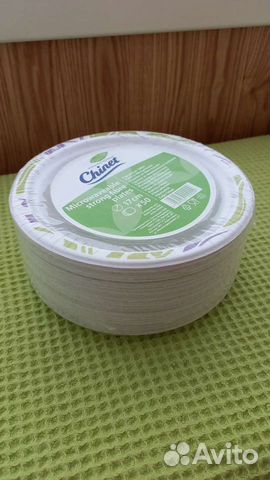 Тарелки бумажные 17 см,плотные.50 шт