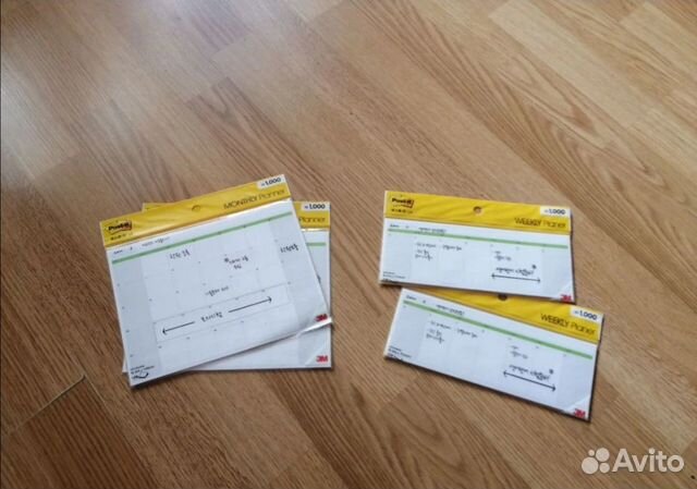 Планеры недельный и месячный. США