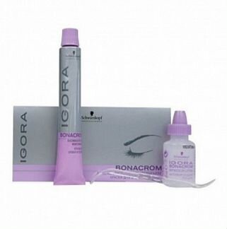 Schwarzkopf igora bonacrom краска для бровей и рес