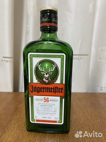 Оригинальная бутылка Jagermeister 0,5