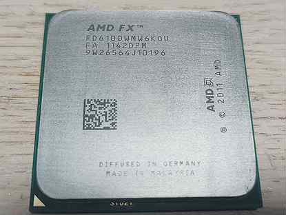 6ти ядерный процессор AMD FX-6100 3,3GHz (sAM3+)