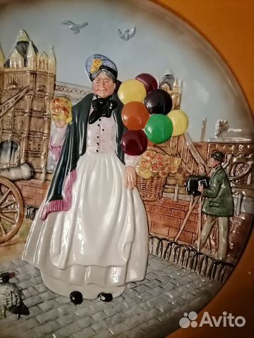 Royal doulton коллекционная тарелка, старая англия