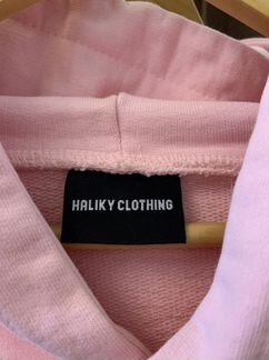 Худи Haliky Pink Swarovski logo hoodie (L)