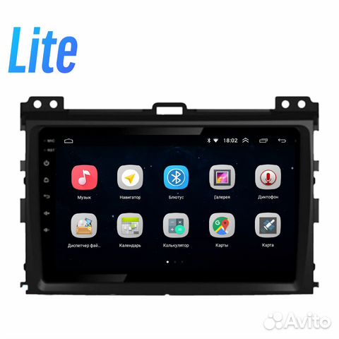 Магнитола Parafar Prado 120 2002-2009 Android