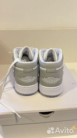 Nike air jordan 1 low wolf grey ориг 38р