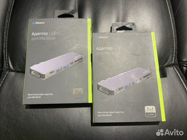 Адаптер Deppa для MacBook 7-в-1 Graphiet (73121)