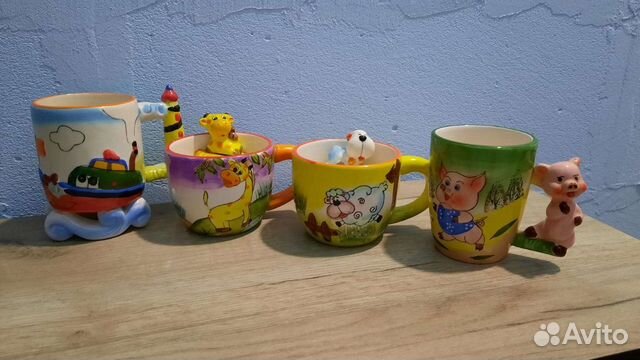 Кружки керамические для деток
