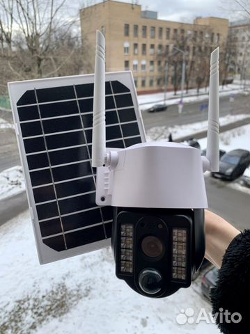 4G камера видеонаблюдения с солнечной батареей