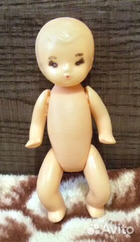 Кукла Леночка пупс 15смрельефные волосы аским СССР
