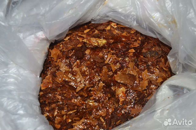 Шеллак натуральный в хлопьях