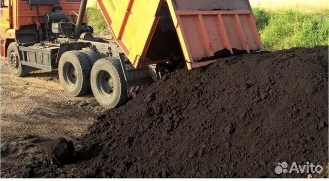 Плодородный грунт чернозем Песок Пгс 40 тонн