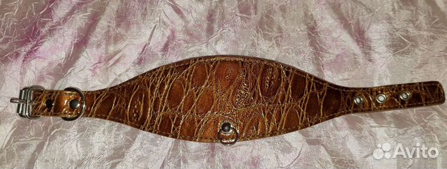 Ошейник Селёдка из нат.кожи готовые и на заказ