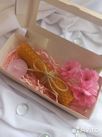 Подарочный набор из свечей ручной работы