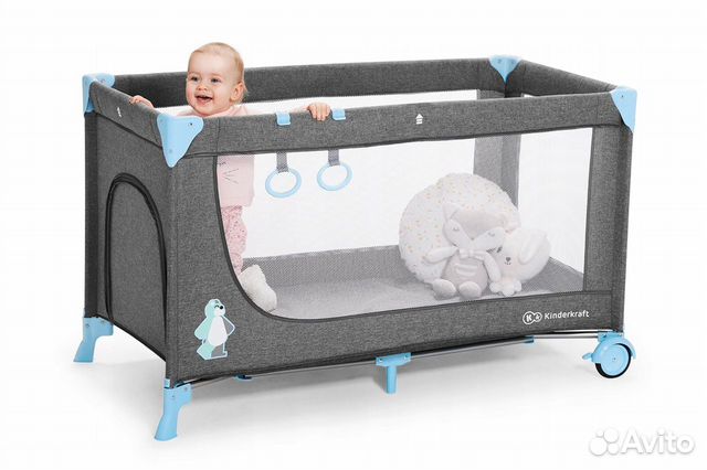 Прокат. Бесплатная доставка Манеж кровать складной