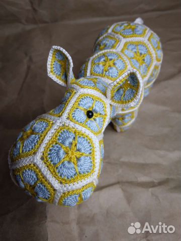 Бегемот ручная работа